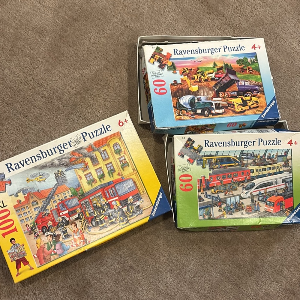 Ravensburger puzzles - 3 sets